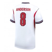 Stroje piłkarskie Anglia Elliot Anderson #8 Koszulka Podstawowej MŚ 2026 Krótki Rękaw